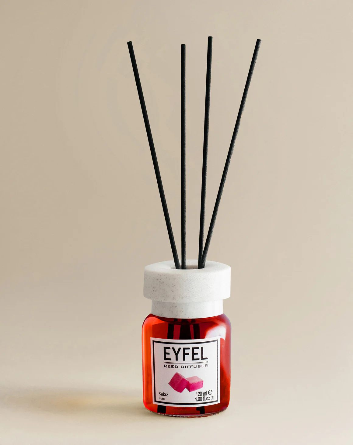 Odorizant de camera cu betisoare, Eyfel, Aroma Bubble Gum, 120 ml [1]
