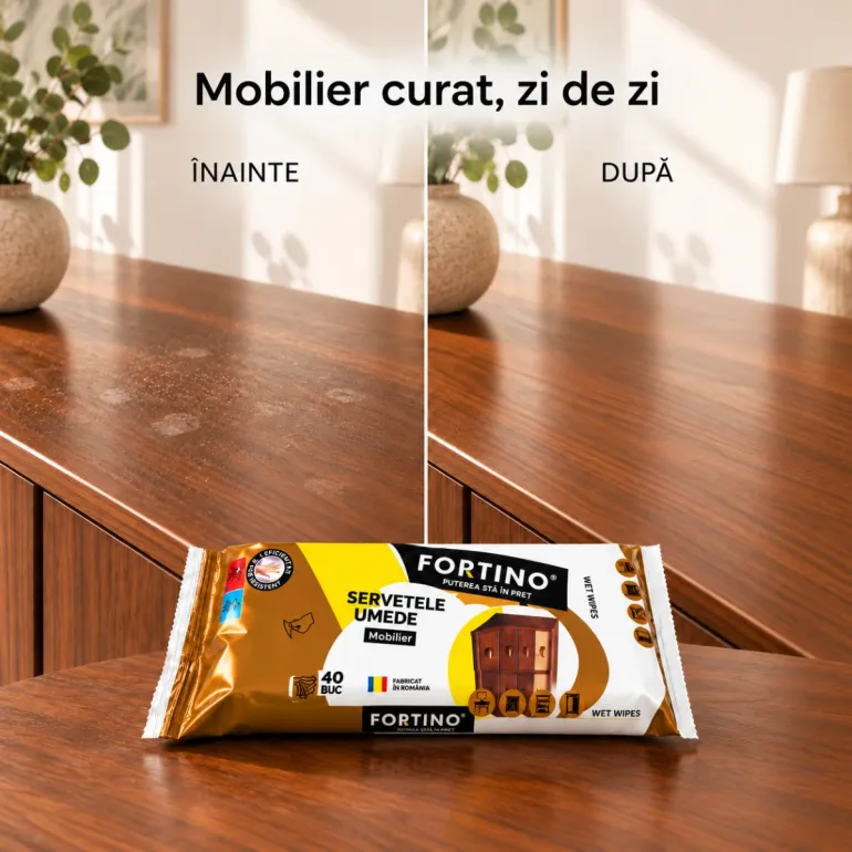 Servetele umede mobilier Fortino 40 buc/set [1]