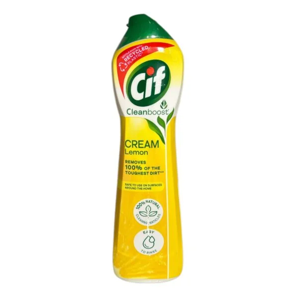 Solutii suprafete bucatarie - Soluție de curățare CIF Crema Lemon, 700ml