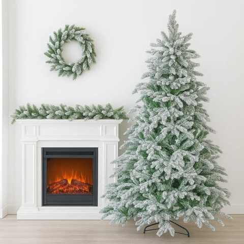 Brazi Artificiali - Brad Artificial Nins Premium 2D & 3D cu Zăpadă