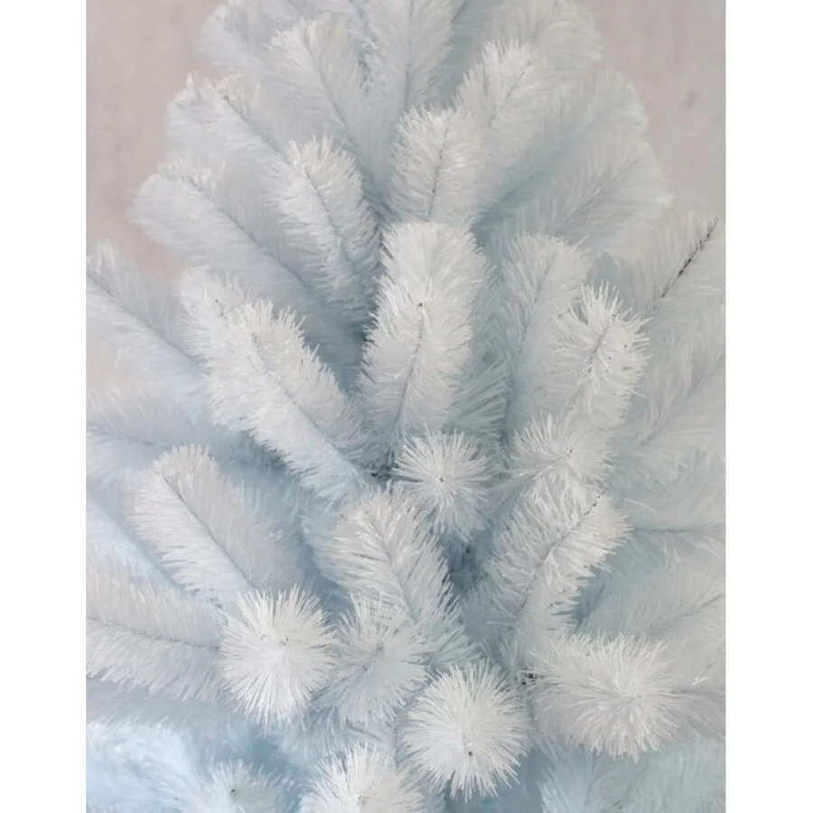 Brad de craciun artificial Alb, cu suport [2]