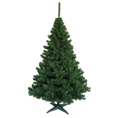 Brazi Artificiali - Brad de Craciun artificial cu aspect natural, verde, suport inclus