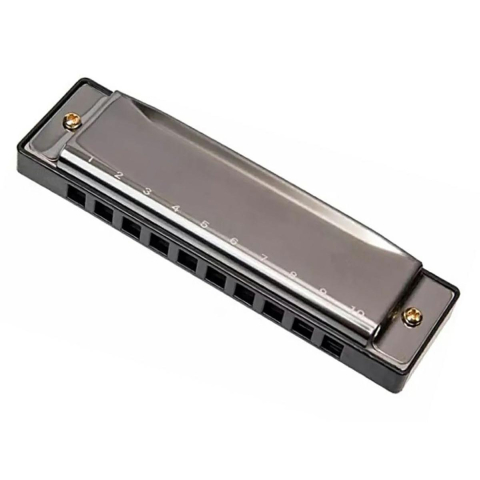 Cadouri - Muzicuta metalica pentru copii, lungime 10,5 cm