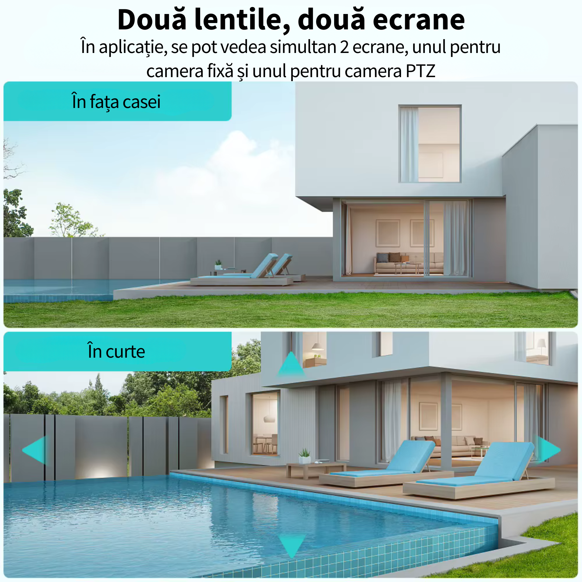 Zoom digital și detectare mișcare