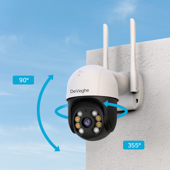 Camera de supraveghere WiFi DeVeghe S10 Eye 4MP, Negru [7]