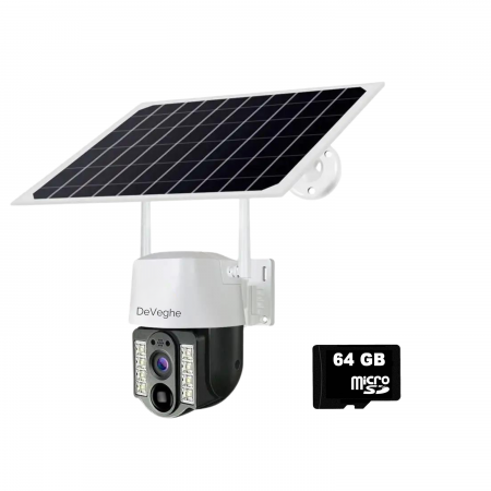 Conexiune WiFi - Camera de supraveghere DeVeghe GS11 3MP, Full HD, cu panou solar 7.5W, baterie 8000mAh
