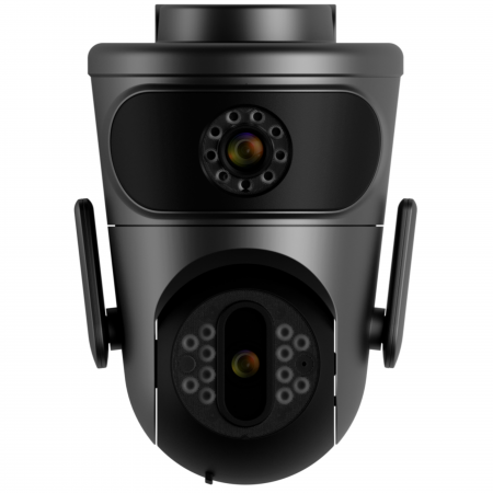 Camera de supraveghere dubla WiFi DeVeghe E20 8MP, Full HD, Negru [4]