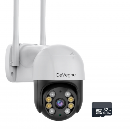 Camera de supraveghere WiFi - Camera de supraveghere WiFi DeVeghe S10 Eye 4MP, Negru