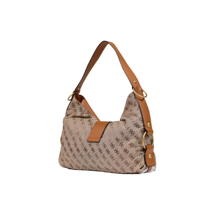 Geantă Damă Guess  CAMDEN – Shoulder Bag cu Detalii COGNAC - LARGE [4]