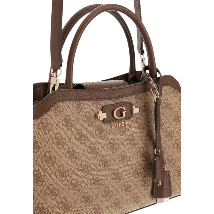 Geantă Damă Guess – Maro / Nude cu Monogramă [5]