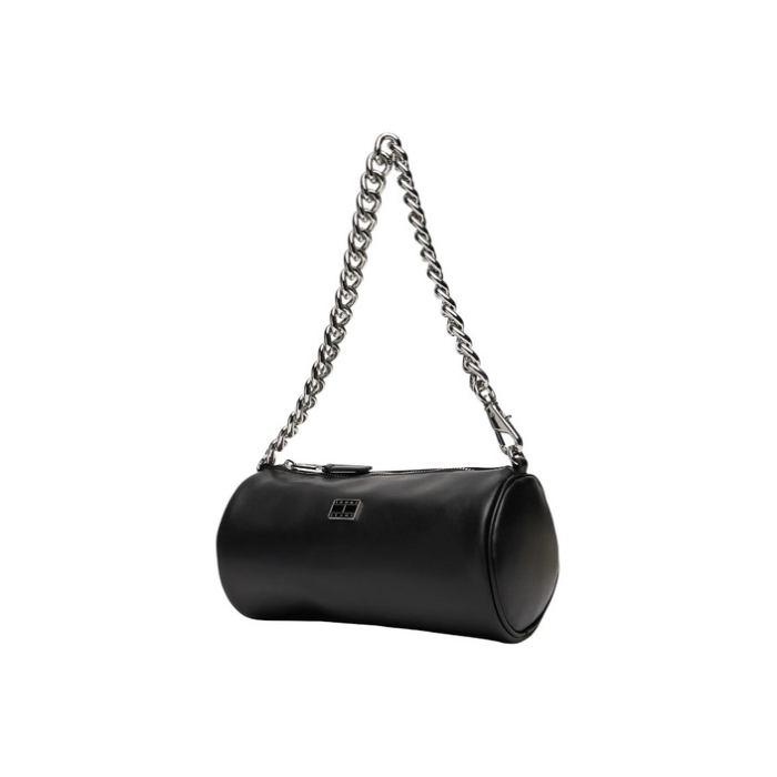 Geantă Damă Tommy Jeans Neagră – Mini Barrel Bag cu Lanț [3]
