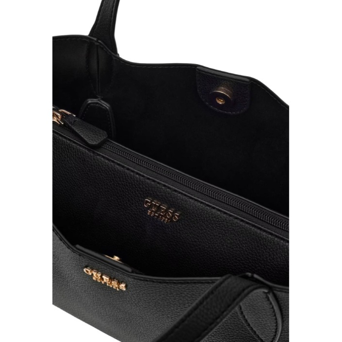 Geantă Damă Guess Neagră – Large Tote Bag cu Charm [3]