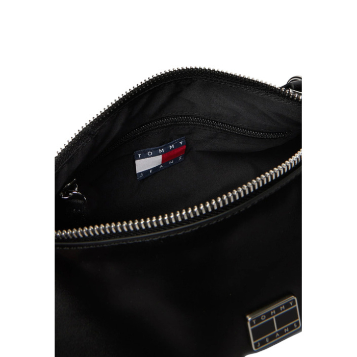 Geantă Damă Tommy Jeans Neagră – Mini Barrel Bag cu Lanț [5]