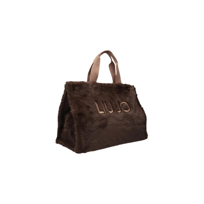 LIU JO - Geanta shopper dama, faux fur, maro [2]