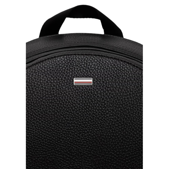 Rucsac bărbați Tommy Hilfiger – Negru, Textură Granulată cu Buzunar Frontal [5]