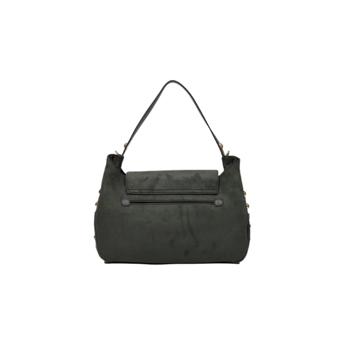 LIU JO - BOSTON BAG, textură de piele întoarsă, verde [5]