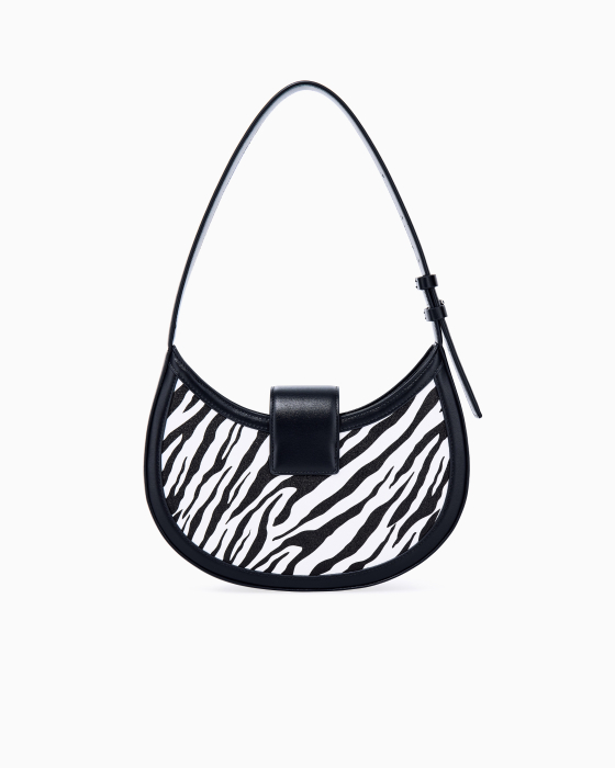 Armani Exchange - HOBO, GEANTĂ DE UMĂR DIN MATERIAL TEXTIL ACOPERIT [3]