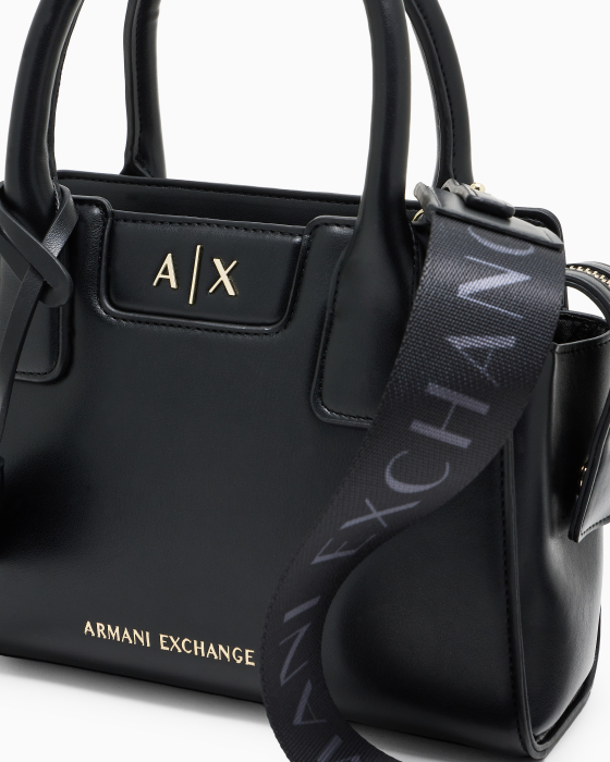 Geantă Armani Exchange cu Logo și Baretă de Umăr [6]
