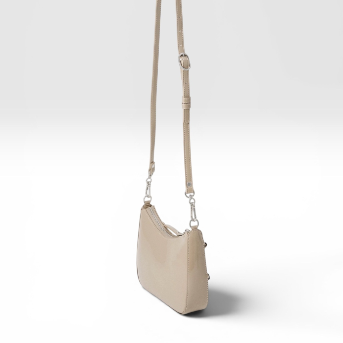 Geantă damă Steve Madden BLIANA, taupe, detalii argintii [2]