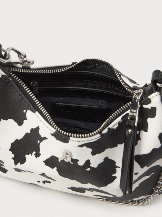 Geantă damă Steve Madden VELA, black/white, animal print [2]
