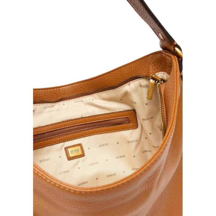 Geantă de Umăr Dama GUESS CAMDEN  – Maro Cognac, LARGE [5]