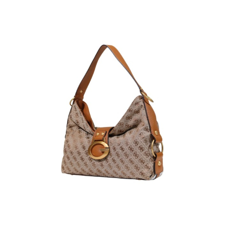 Geantă Damă Guess  CAMDEN – Shoulder Bag cu Detalii COGNAC - LARGE [1]