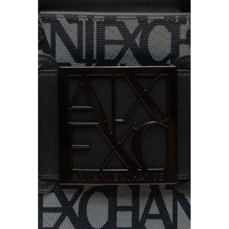 Geantă Damă Armani Exchange – Mini Tote Jacquard cu Logo Print [1]