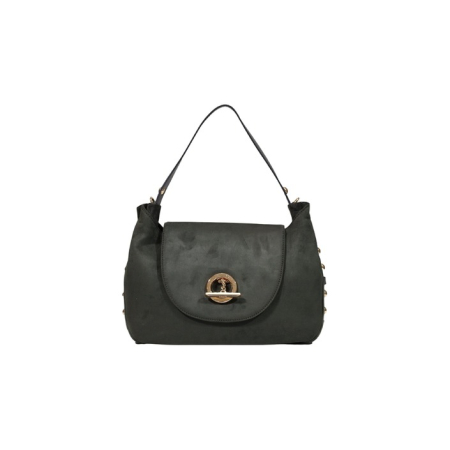 Genți - LIU JO - BOSTON BAG, textură de piele întoarsă, verde