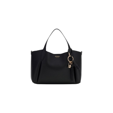 Genți - Geantă Damă Guess Neagră – Large Tote Bag cu Charm