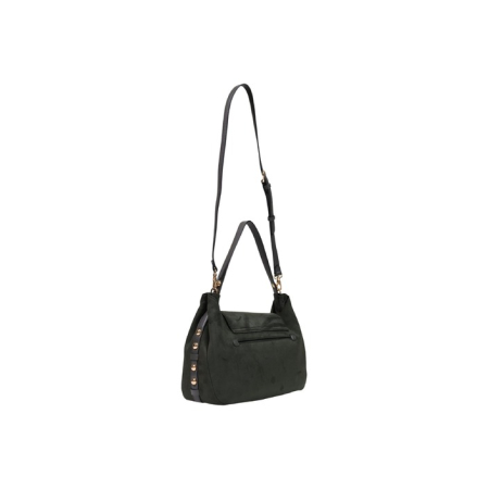 LIU JO - BOSTON BAG, textură de piele întoarsă, verde [2]