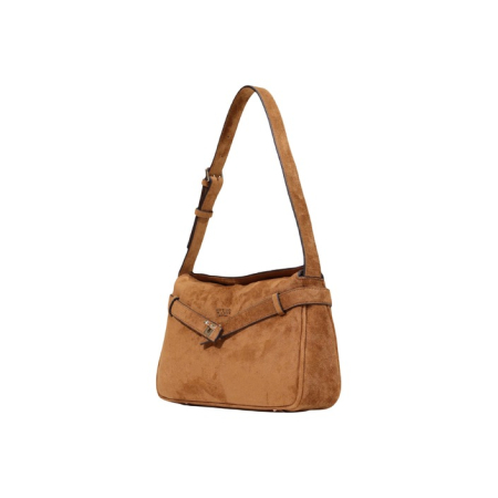 Geantă Damă Guess – Maro Cognac, Piele întoarsă [1]