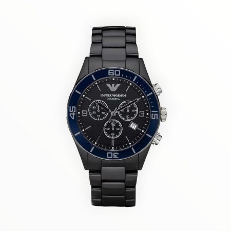 Ceas Bărbătesc - Ceas bărbați Emporio Armani Leo AR1429, ceramică, quartz, 43 mm