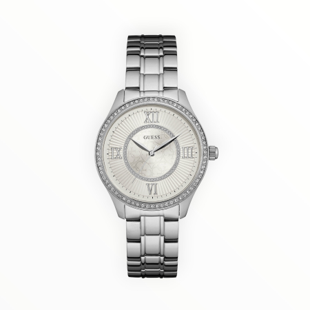 Ceas Damă - Ceas damă GUESS Broadway W0825L1, argintiu, inox, quartz