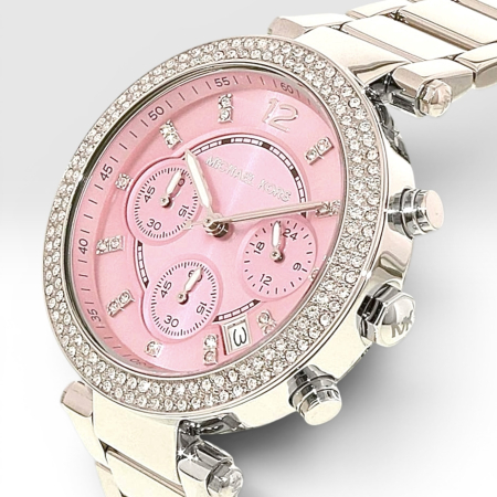 Ceas damă Michael Kors Parker, inox, 39 mm, quartz, roz [1]