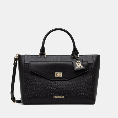 Genți - Geantă damă Steve Madden BBLANE-P, neagră, tote bag