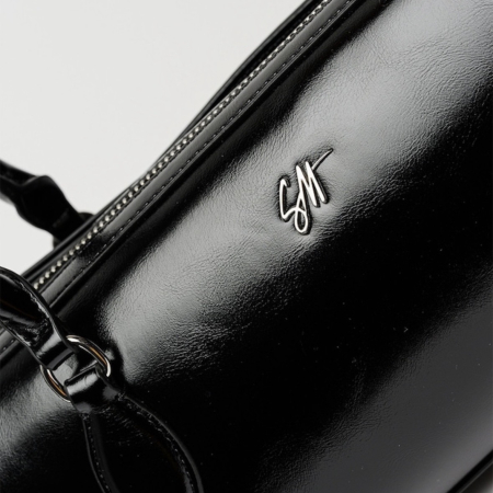 Geantă damă Steve Madden Bremie, neagră, tip baguette/barrel [2]