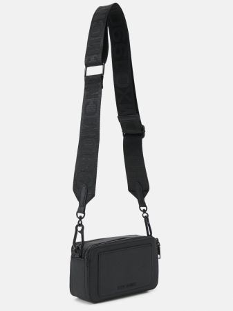 Geantă damă Steve Madden BRISA, neagră, crossbody cu fermoar [1]