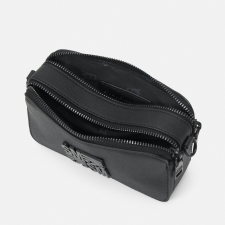 Geantă damă Steve Madden BRISA, neagră, crossbody cu fermoar [2]