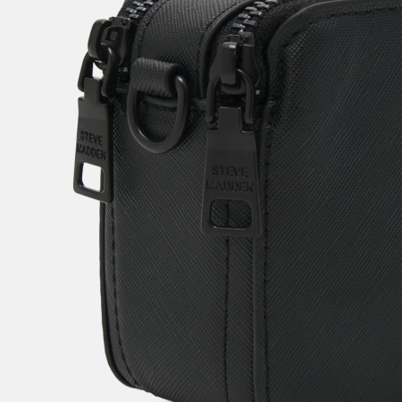 Geantă damă Steve Madden BRISA, neagră, crossbody cu fermoar [3]