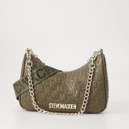 Genți - Geantă damă Steve Madden BVICE-E SET, olive, detalii aurii