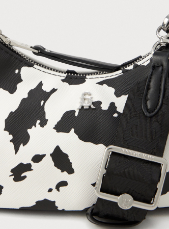 Geantă damă Steve Madden VELA, black/white, animal print [2]