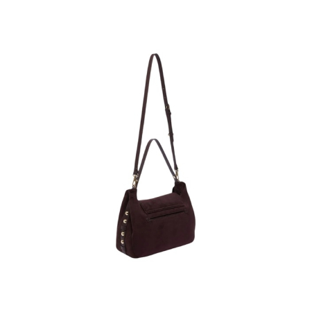 LIU JO - BOSTON BAG, textură de piele întoarsă, mov [3]