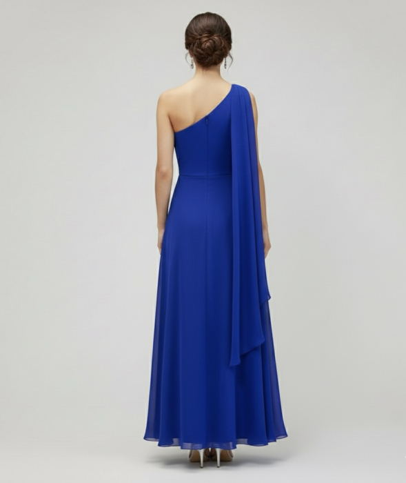 Rochie Fluidă Albastru Regal [4]