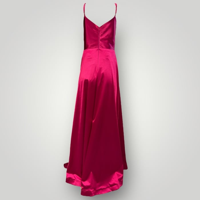 Rochie Simplă din Satin [3]