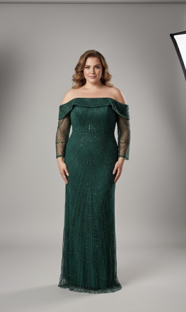 ochie Elegantă, Căzuta pe Umeri, din Plasă Brodată cu Mărgele [3]