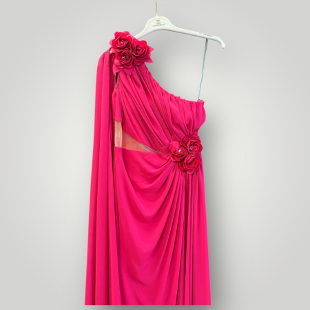 Rochie Fluidă Fucsia [2]