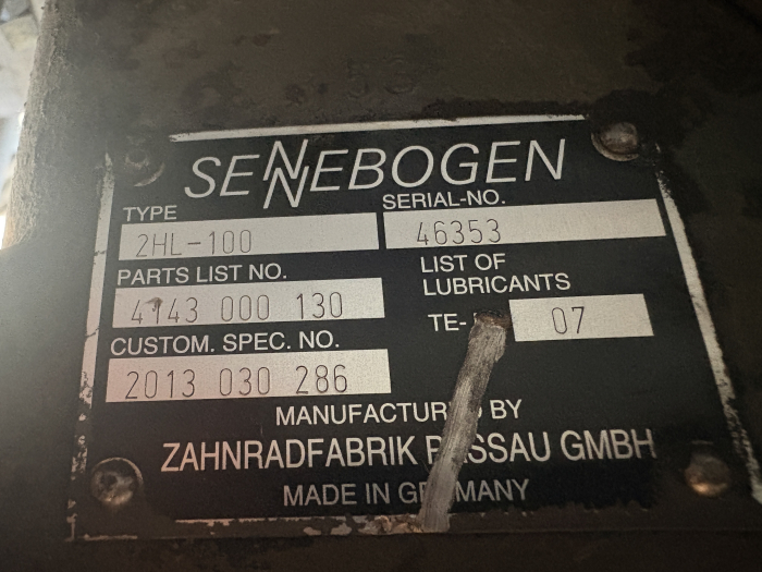 Ansamblu cutie de transfer cu hidromotor Sennebogen / Rexroth 2HL-100 - Sennebogen [6]
