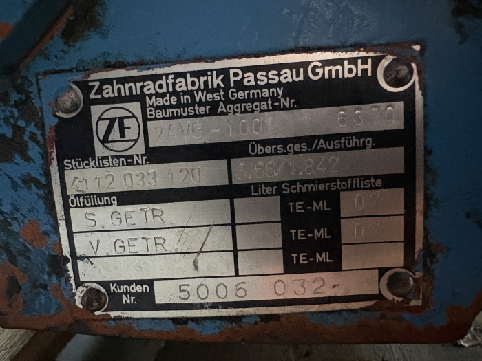 Ansamblu cutie de transfer cu hidromotor ZF 2AVG-100 6370 [5]