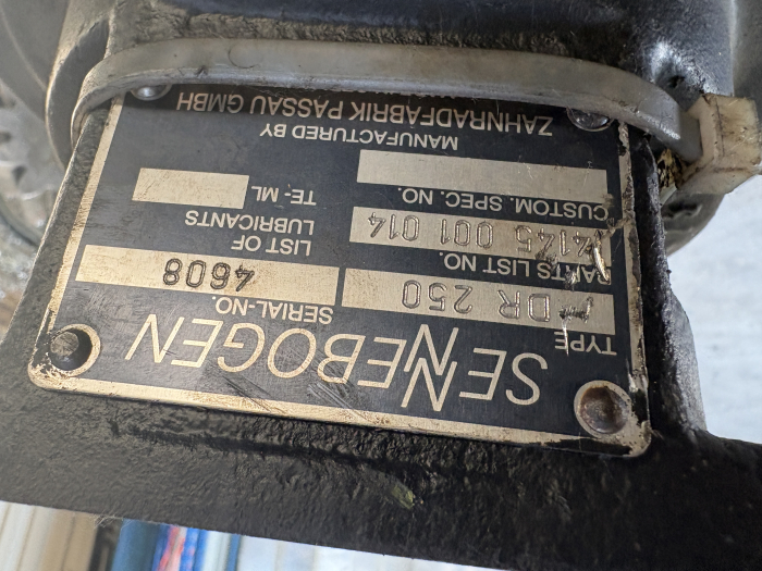 Ansamblu reductor cu hidromotor rotire Sennebogen DR 250 - Sennebogen [3]