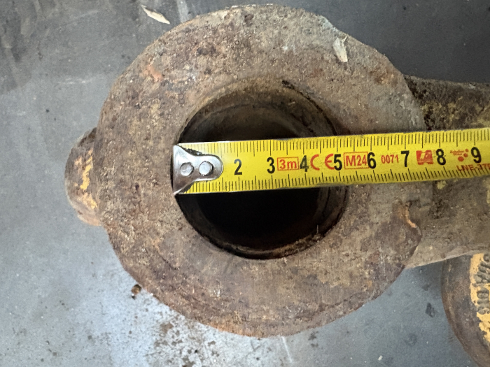 Articulație tip H, diametru interior 60, 50mm, lungime 450mm, lățime 180mm, interax 340mm [5]